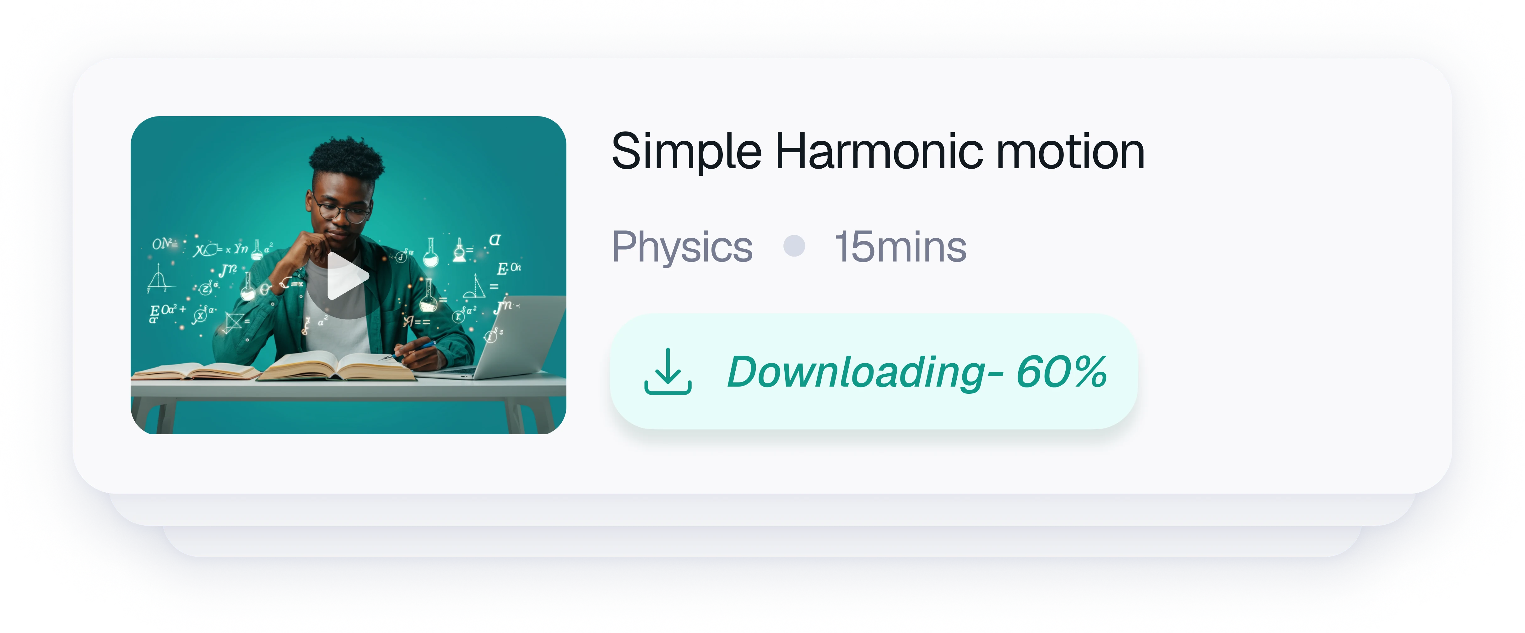 Offline download lesson preview
